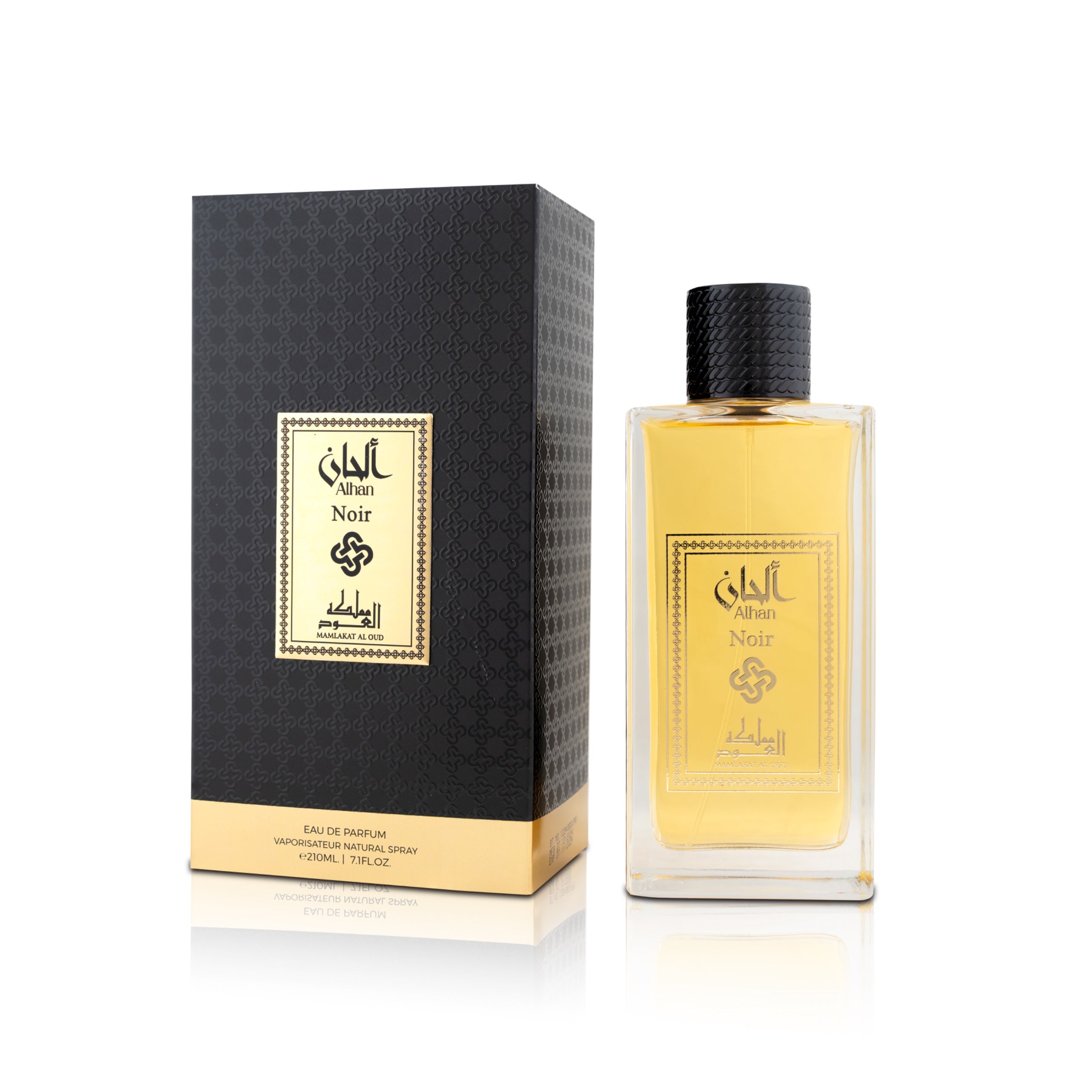 Mamlakat Al Oud Alhan Noir Eau De Parfum for Men bottle with box - 100 ml