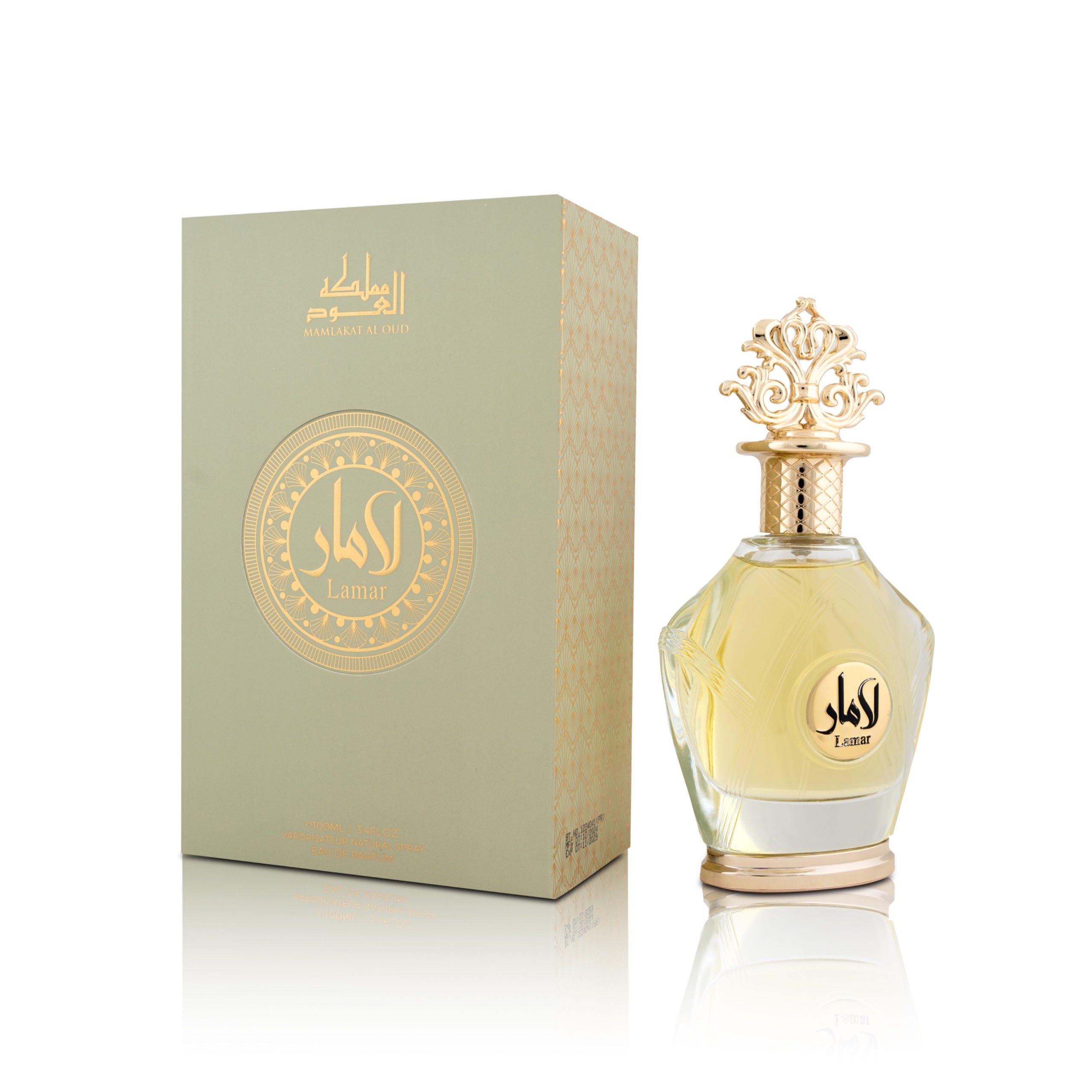 Mamlakat Al Oud Lamar Perfume Bottle with box – Eau De Parfum for Women 100ml