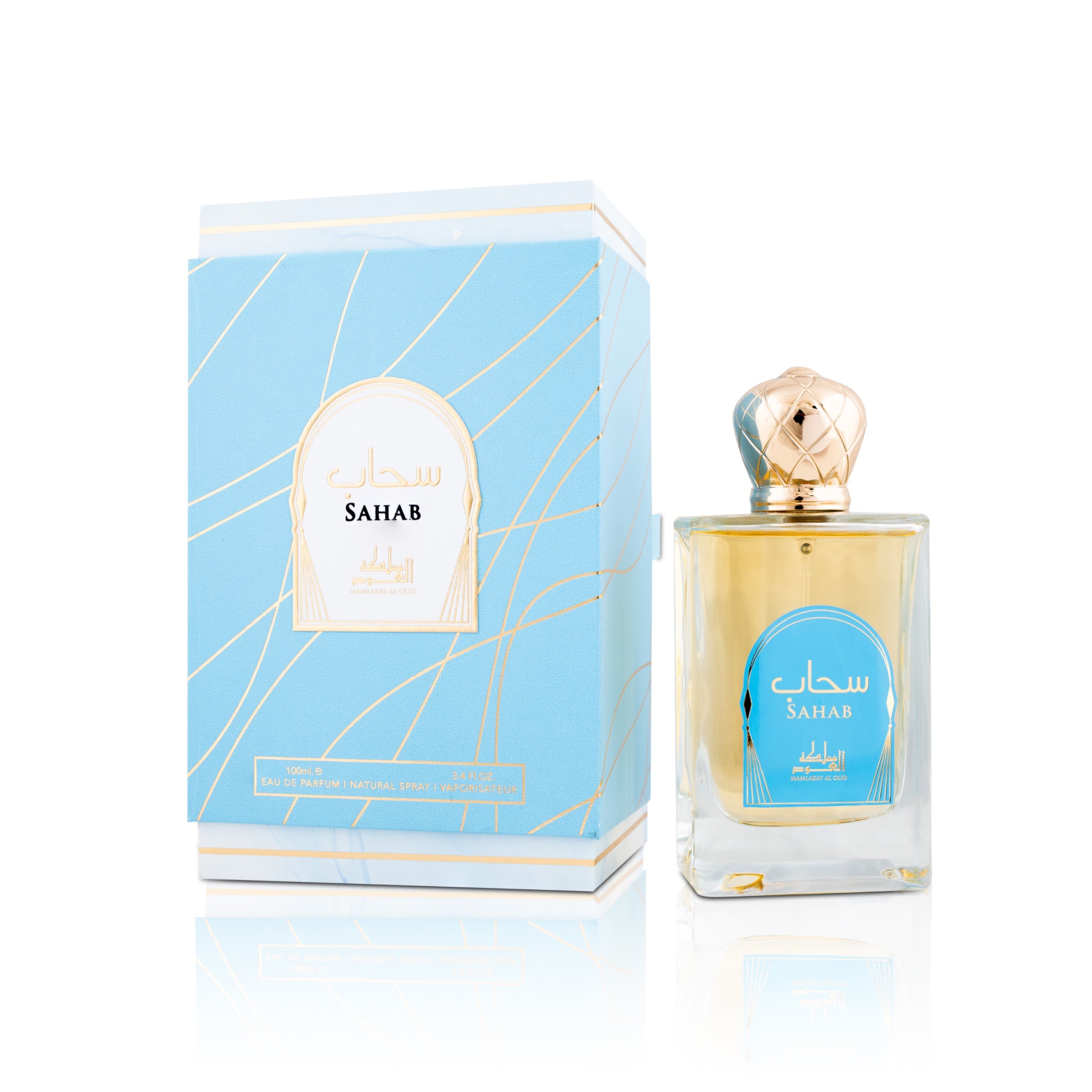Mamlakat Al Oud Sahab, Eau De Parfum for Men - 100ml